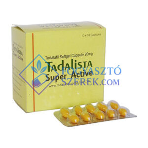 Tadalista Super Active - Lágy zselé kapszula, Tadalafil 20mg