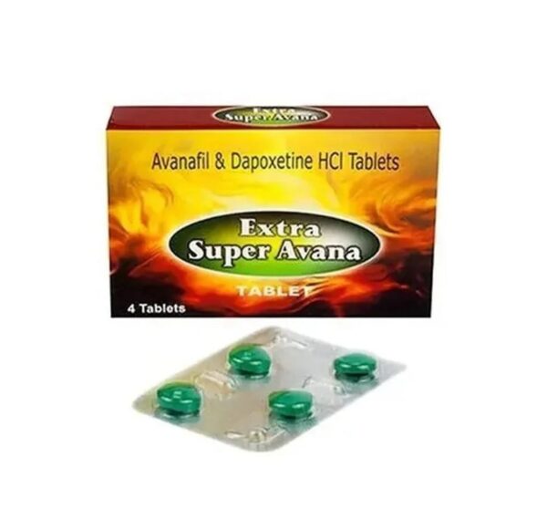 Extra Super Avana - Avanafil 200mg + Dapoxetine 60mg